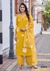 Vasudha By Wooglee Rayon Kurti With Bottom Dupatta 
